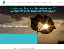 Tablet Screenshot of gyaszportal.hu